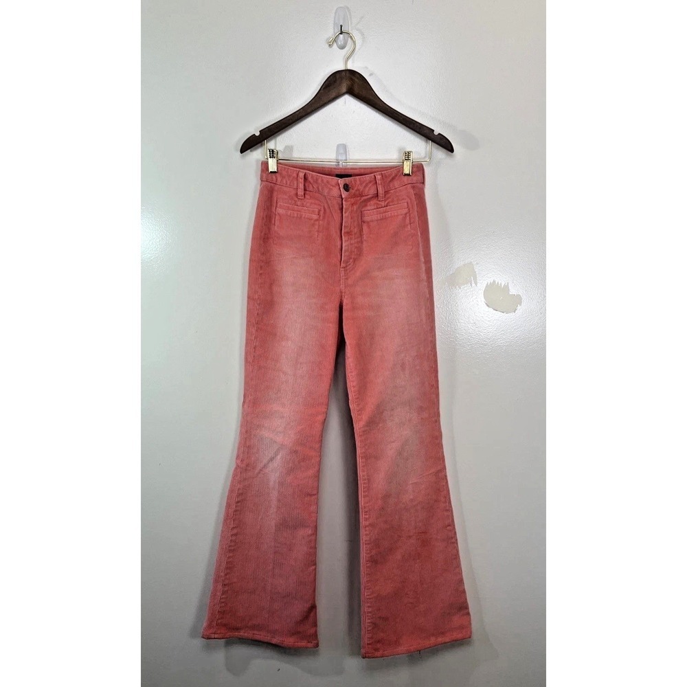 J Crew Womens Corduroy High Rise Bootcut Pants XS 25‎ Classic Preppy Heritage